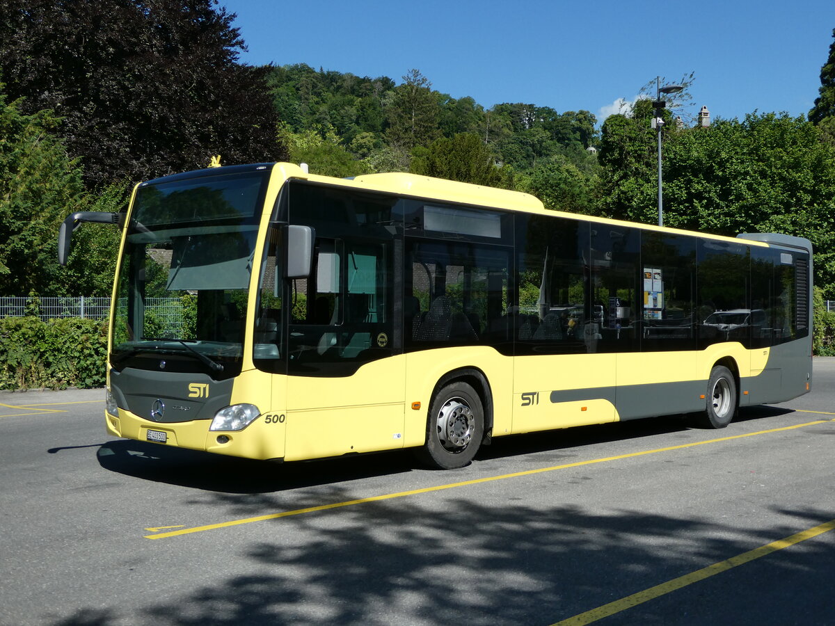 (237'016) - STI Thun - Nr. 500/BE 408'500 - Mercedes am 11. Juni 2022 bei der Schifflndte Thun