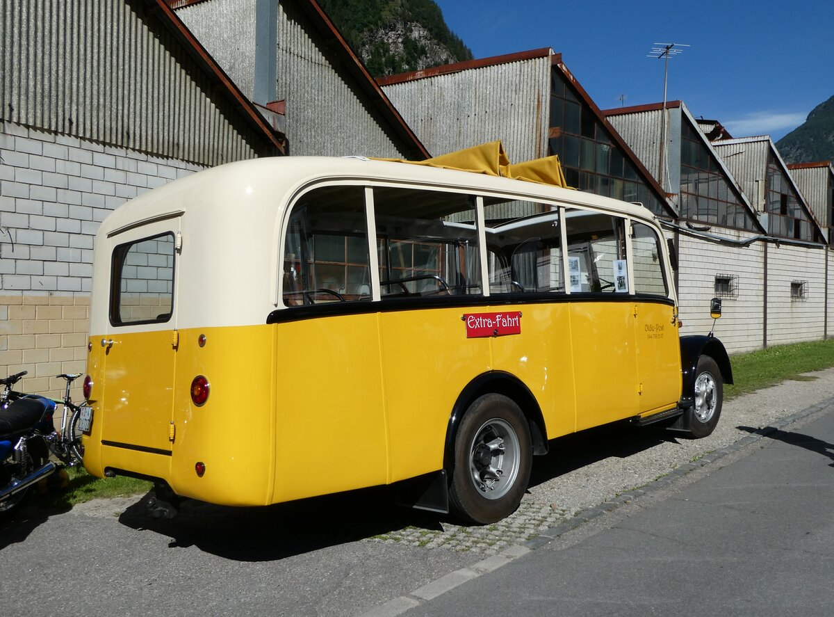 (237'046) - Moser, Schnenberg - ZH 216'722 - Berna/Hess (ex Barenco, Faido) am 12. Juni 2022 in Faido, Garage Barenco