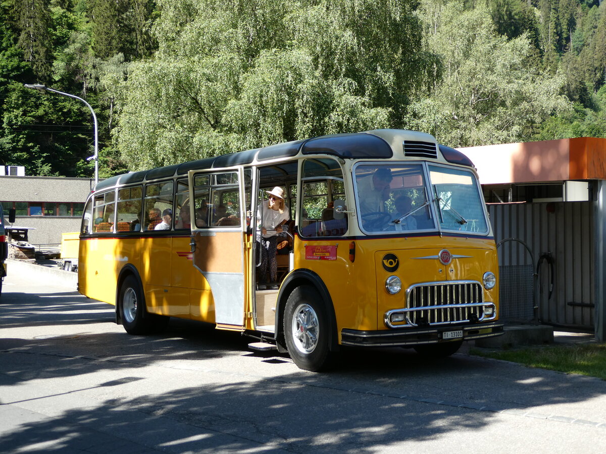 (237'084) - Barenco, Faido - TI 13'101 - FBW/Gangloff (ex Steiner, Bern; ex P 24'048; ex P 21'548) am 12. Juni 2022 in Faido, Garage