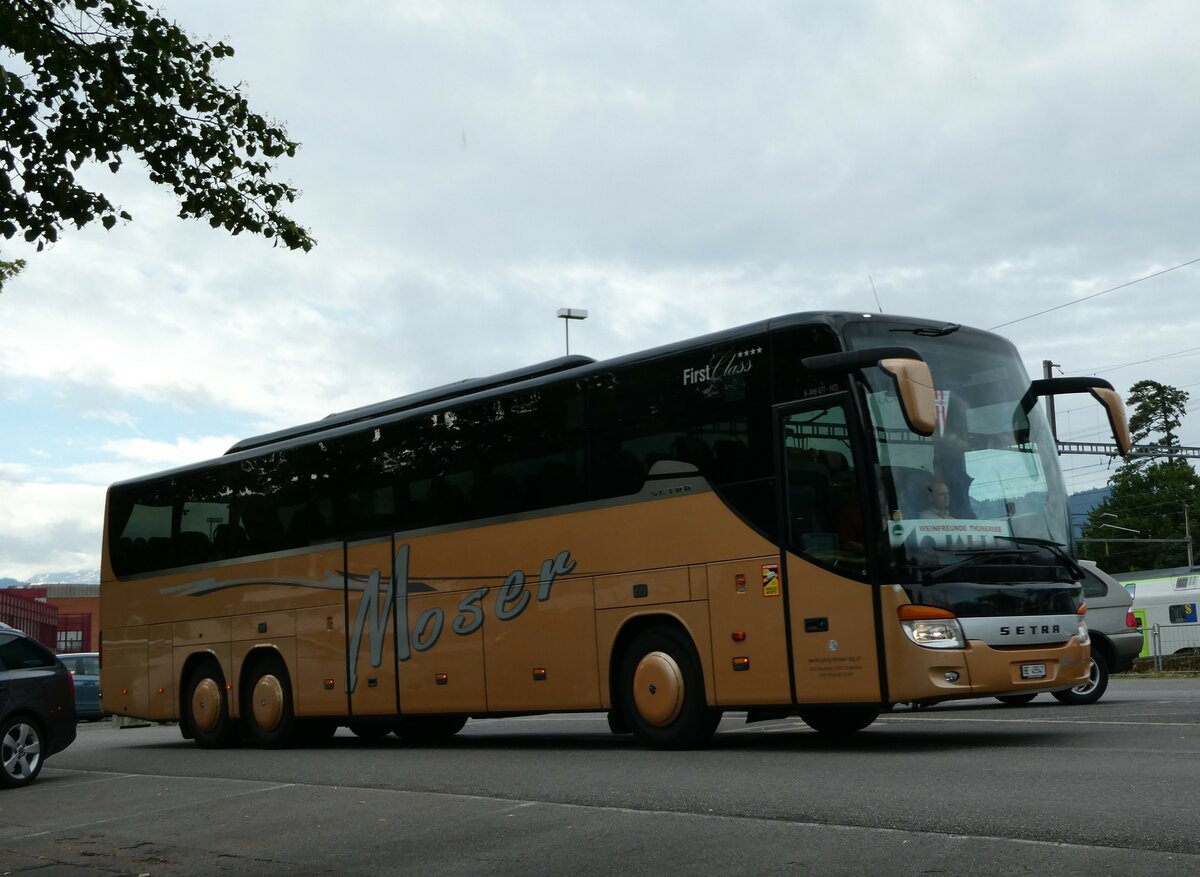 (237'363) - Moser, Teuffenthal - BE 45'547 - Setra (ex Arnold, D-Dietmannsried) am 24. Juni 2022 in Thun, CarTerminal