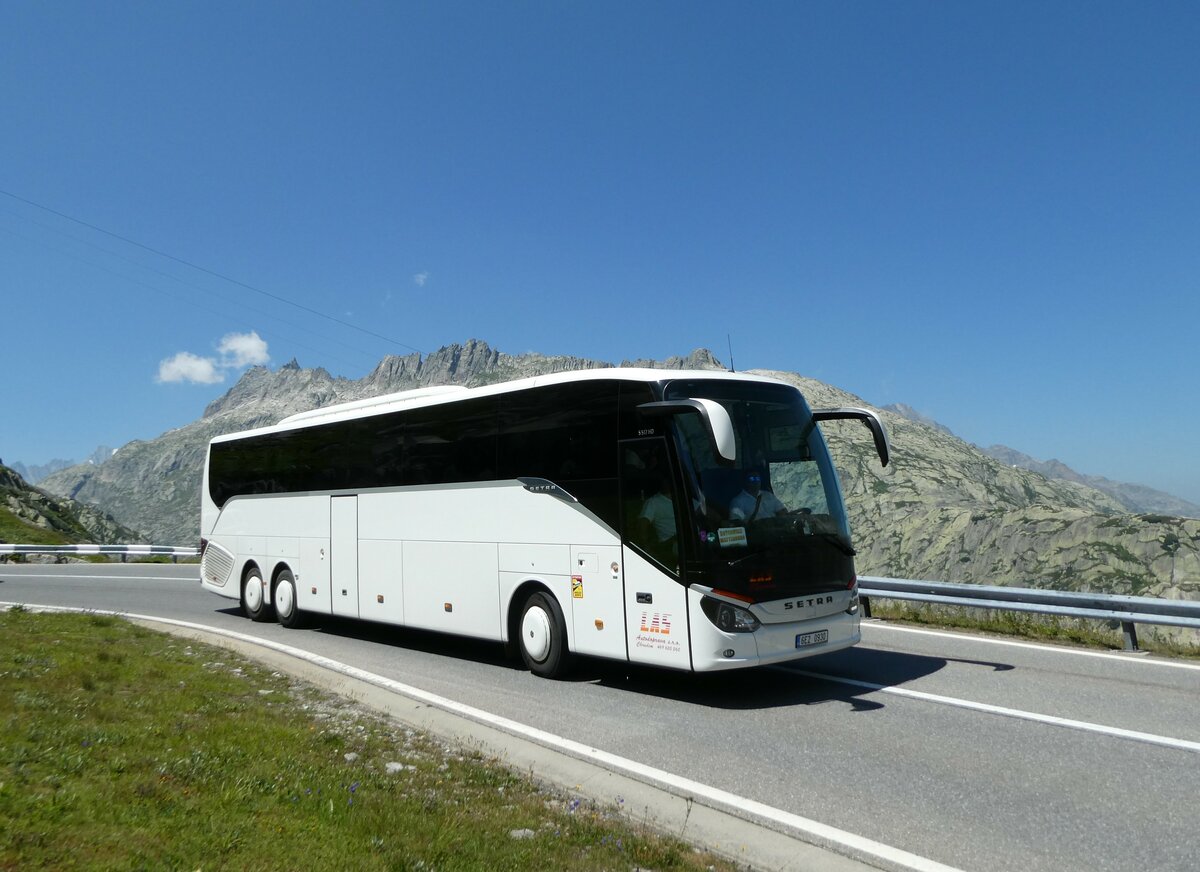 (238'429) - Aus Tschechien: LAS, Chrudim - 6E2 0930 - Setra am 24. Juli 2022 am Grimselpass