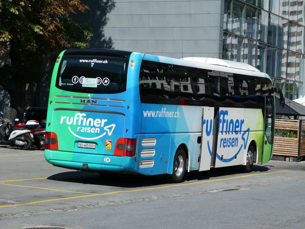 (238'451) - Ruffiner, Turtmann - VS 465'000 - MAN am 24. Juli 2022 beim Bahnhof Brig