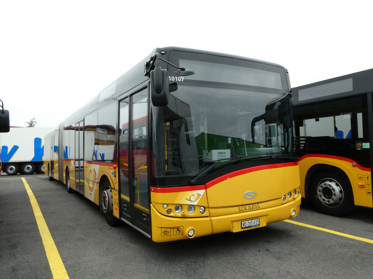 (238'867) - CarPostal Ouest - VD 265'615 - Solaris am 7. August 2022 in Kerzers, Interbus