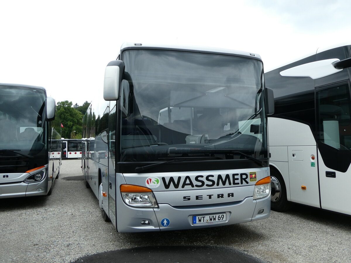 (238'923) - Aus Deutschland: Wassmer, Klettgau - WT-WW 69 - Setra am 7. August 2022 in Winterthur, EvoBus