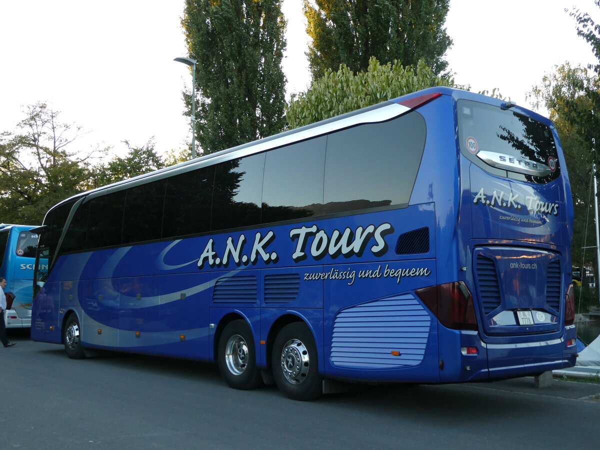 (239'003) - A.N.K. Tours, Muttenz - BL 7778 - Setra am 12. August 2022 in Thun, Strandbad