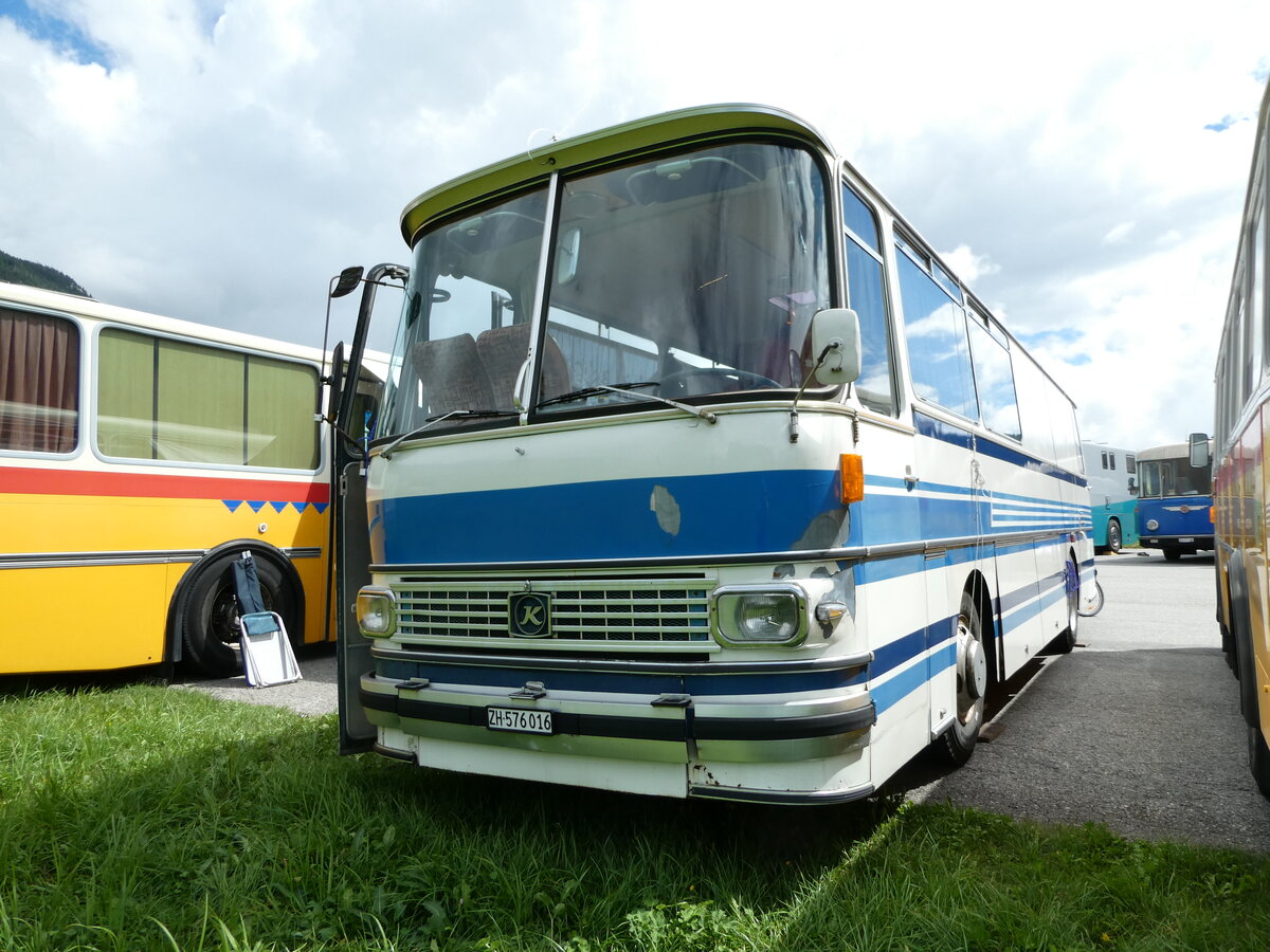 (239'223) - Meier, Dietikon - ZH 576'016 - Setra (ex Geiger, Adelboden Nr. 1; ex Schelbert, Unteriberg) am 20. August 2022 in Wildhaus, Munzenriet