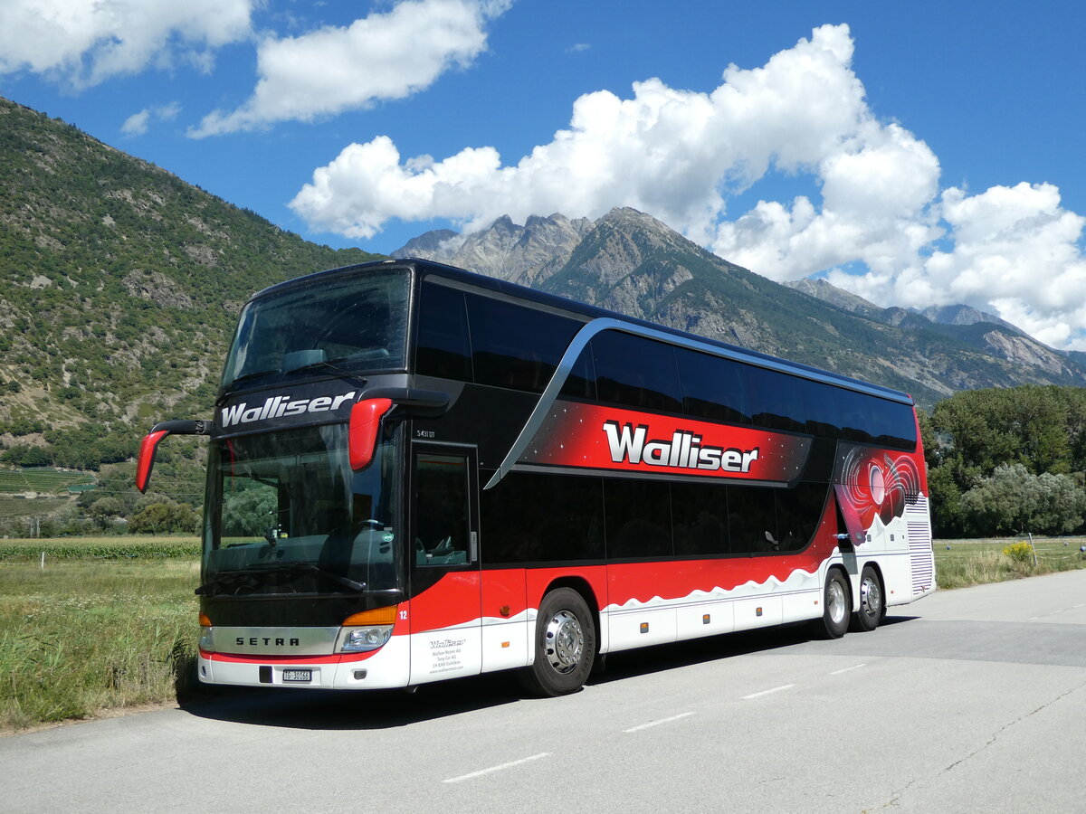 (239'405) - Walliser, Eschlikon - Nr. 12/TG 30'166 - Setra am 21. August 2022 in Turtmann, Flugplatz