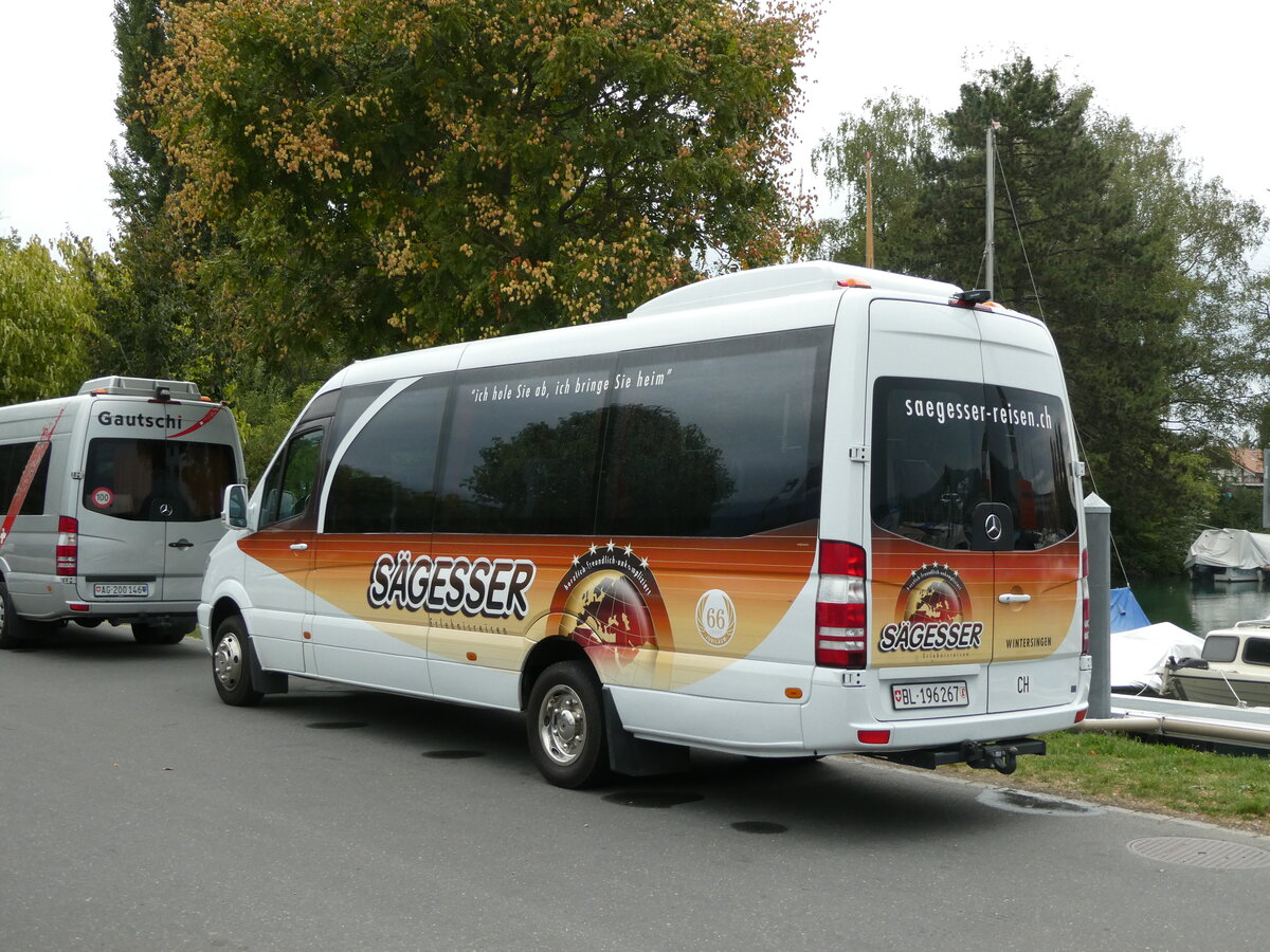 (239'478) - Sgesser, Wintersingen - BL 196'267 - Mercedes am 26. August 2022 in Thun, Strandbad