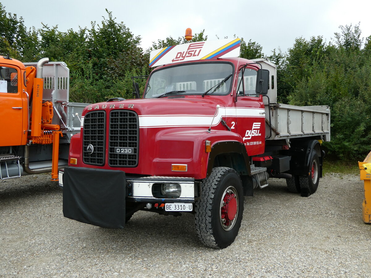 (239'660) - Dysli, Bern - Nr. 2/BE 3310 U - Saurer am 27. August 2022 in Oberkirch, CAMPUS Sursee