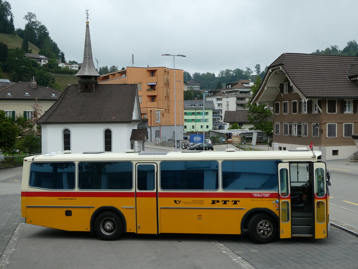 (239'754) - Roth, Zrich - SH 36'376 - Saurer/Tscher (ex Looser, Elm; ex Mattli, Wassen) am 28. August 2022 in Wolhusen, Markt