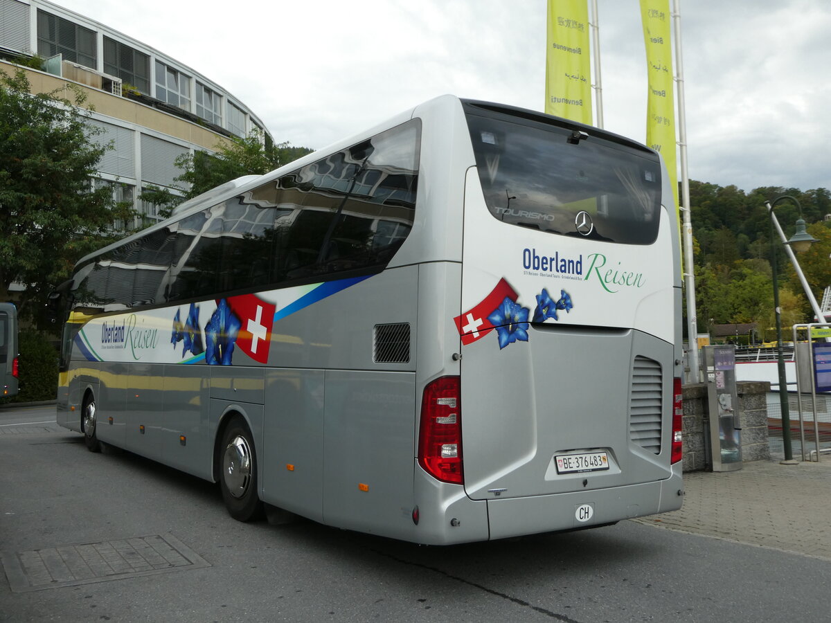 (239'911) - Oberland Reisen, Thun - Nr. 40/BE 376'483 - Mercedes am 2. September 2022 bei der Schifflndte Thun