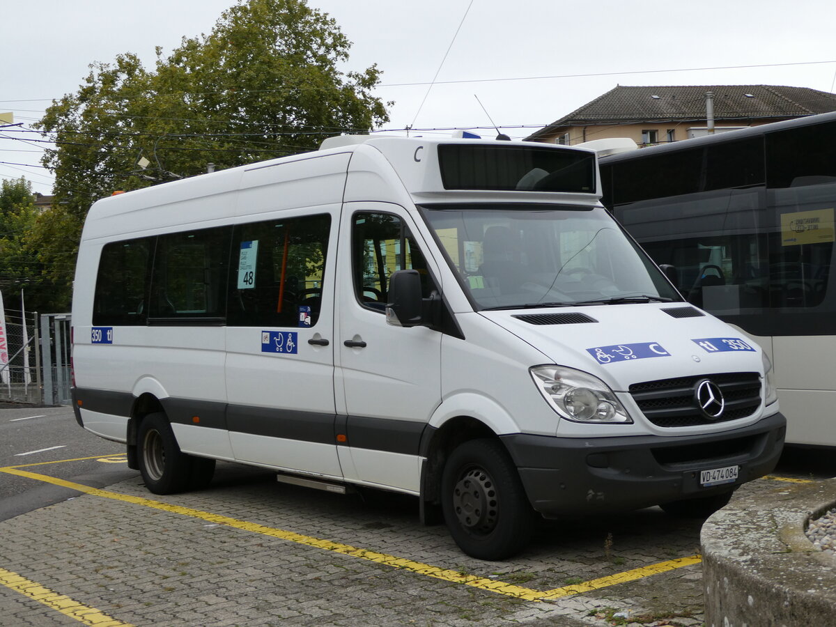 (240'431) - TL Lausanne - Nr. 350/VD 474'084 - Mercedes am 1. Oktober 2022 in Lausanne, Dpt Borde