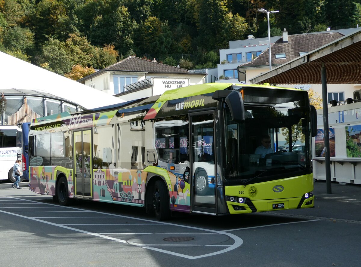 (240'954) - BOS PS Anstalt, Vaduz - Nr. 520/FL 40'205 - Solaris am 11. Oktober 2022 in Vaduz, Stdtle