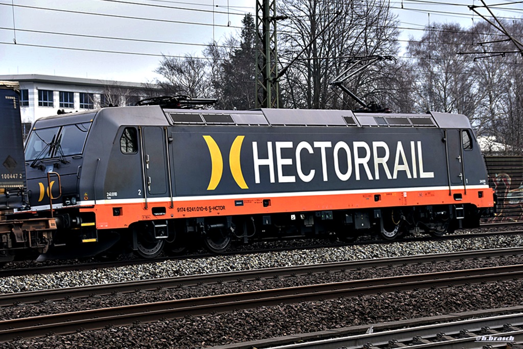 241.010 mit den namen YODA,zog einen KLV durch hh-harburg,13.02.16