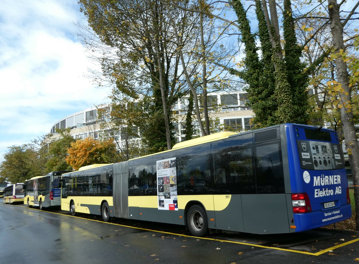 (242'081) - STI Thun - Nr. 146/BE 801'146 - MAN am 1. November 2022 bei der Schifflndte Thun