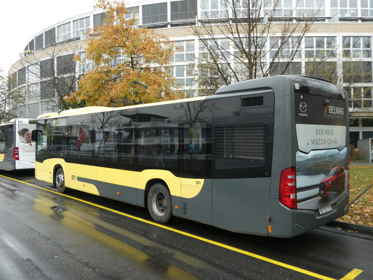 (243'457) - STI Thun - Nr. 176/BE 752'176 - Mercedes am 5. Dezember 2022 bei der Schifflndte Thun