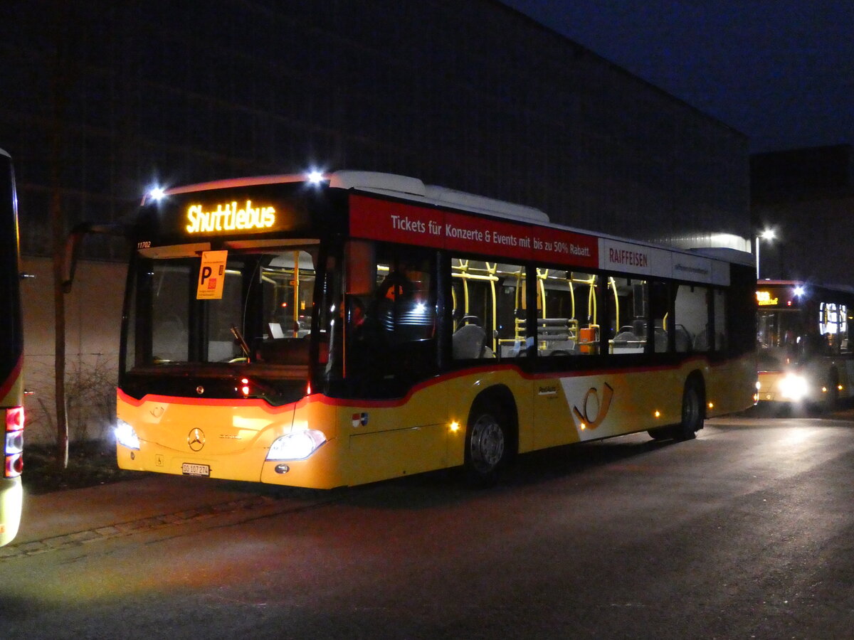 (244'455) - Wyss, Boningen - SO 107'274/PID 11'702 - Mercedes am 7. Januar 2023 beim Bahnhof Frutigen