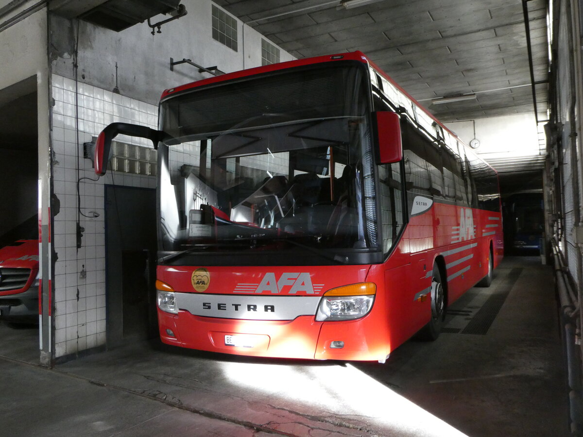 (244'858) - AFA Adelboden - Nr. 24/BE 26'701 - Setra am 7. Januar 2023 in Adelboden, Busstation