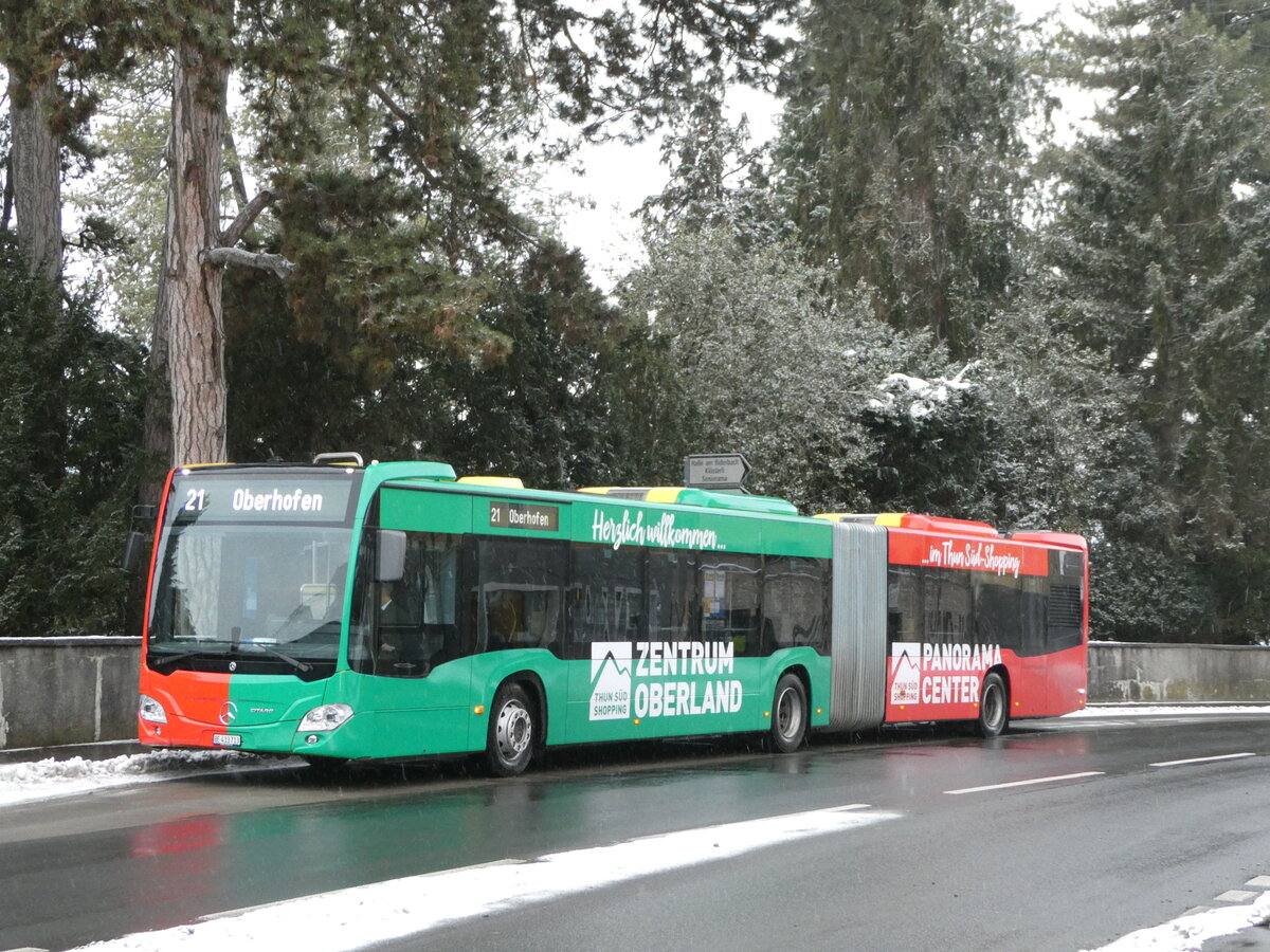 (245'443) - STI Thun - Nr. 713/BE 433'713 - Mercedes am 28. Januar 2023 in Oberhofen, Wichterheer Gut