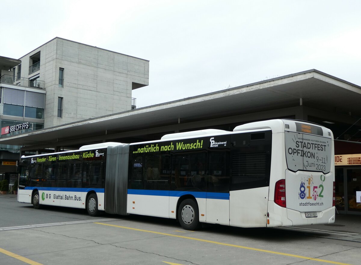 (246'584) - Welti-Furrer, Bassersdorf - Nr. 33/ZH 503'933 - Mercedes am 25. Februar 2023 beim Bahnhof Frauenfeld