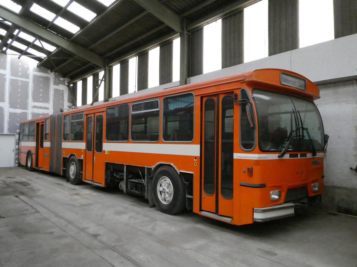 (246'699) - ZVB Zug (RWB) - Nr. 48 - FBW/Hess (ex RhV Altsttten Nr. 102) am 26. Februar 2023 in Oberburg, Ziegelgut