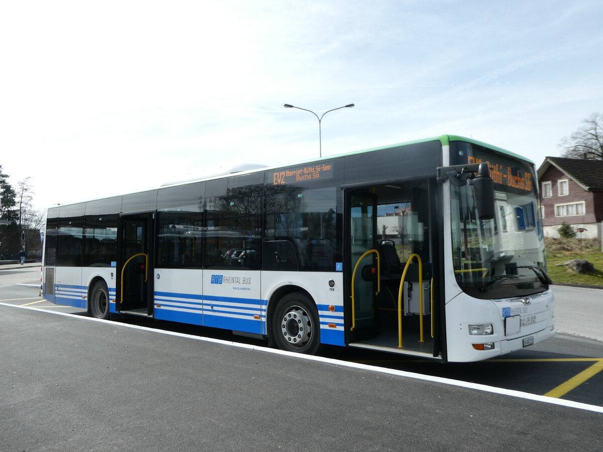 (247'318) - RTB Altsttten - Nr. 916/SG 482'212 - MAN (ex PostBus/A BD 15'337) am 17. Mrz 2023 beim Bahnhof Altsttten