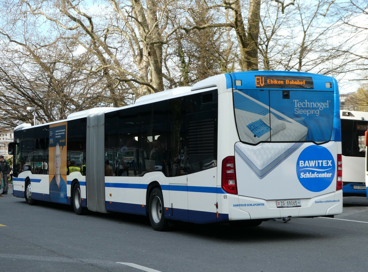 (247'448) - ZVB Zug - Nr. 69/ZG 88'069 - Mercedes am 18. Mrz 2023 in Luzern, Inseli-P