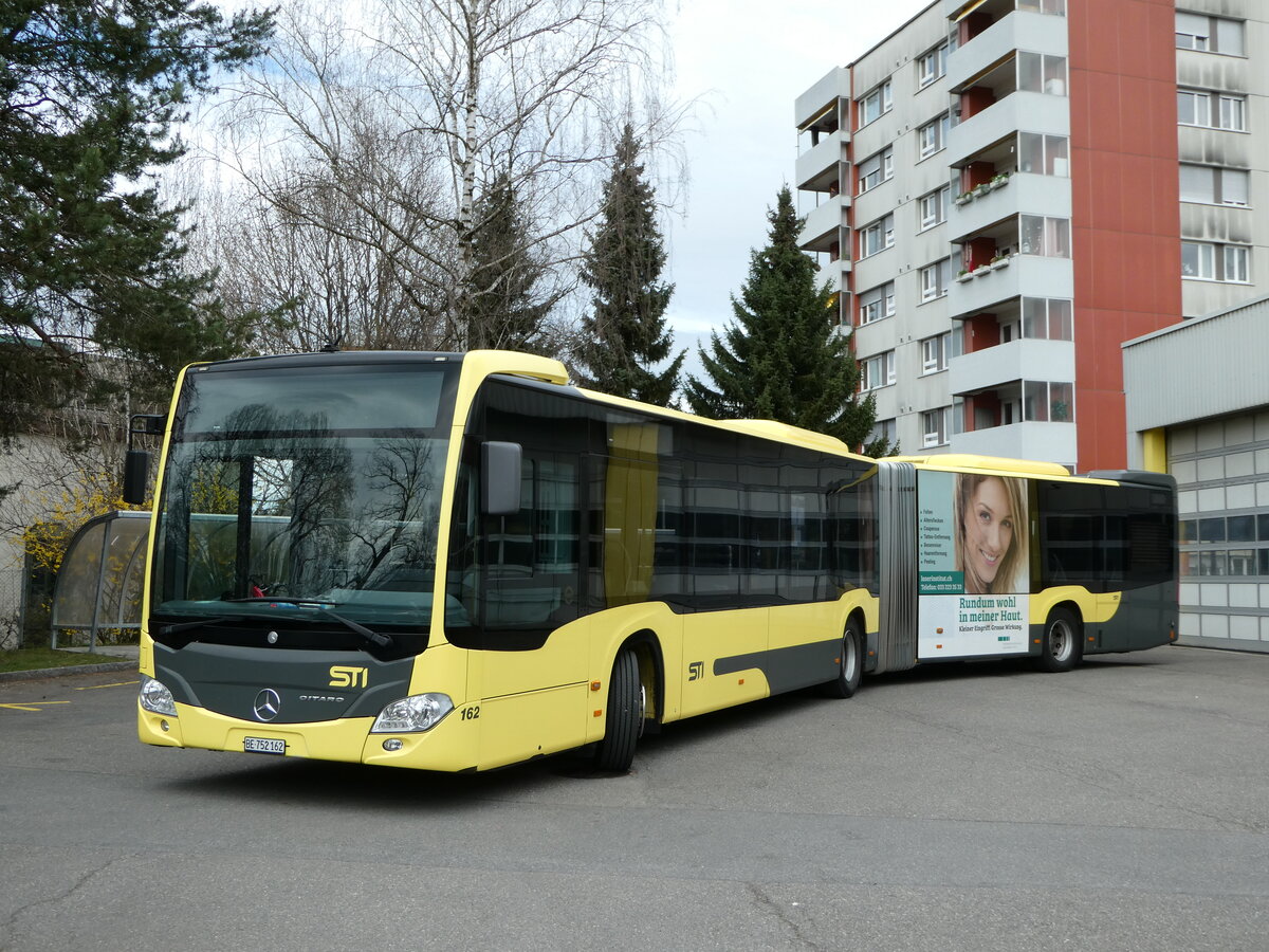 (247'562) - STI Thun - Nr. 162/BE 752'162 - Mercedes am 23. Mrz 2023 in Thun, Garage