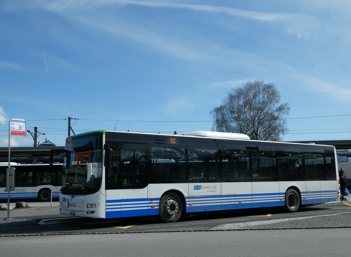 (247'791) - RTB Altsttten - Nr. 915/SG 482'211 - MAN (ex PostBus/A BD 15'345) am 28. Mrz 2023 beim Bahnhof Altsttten