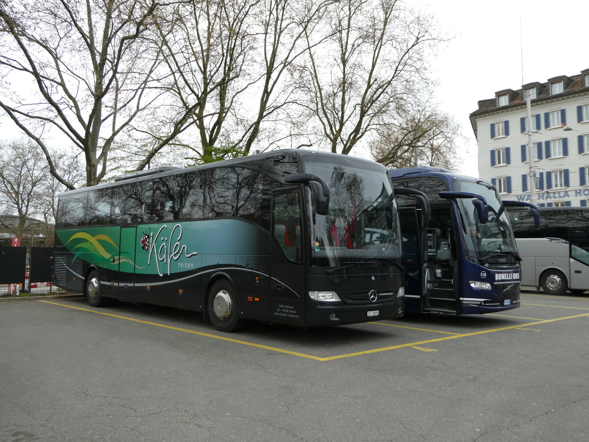 (248'533) - Kfer-Reisen, Arbon - TG 75'899 - Mercedes am 15. April 2023 in Zrich, Sihlquai