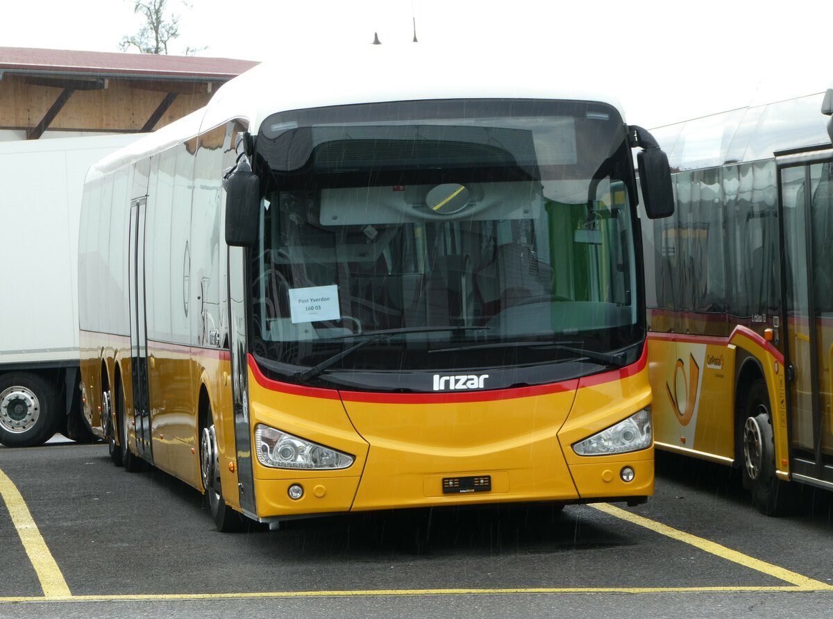 (249'049) - PostAuto Wallis - Irizar (ex Ballestraz, Grne) am 22. April 2023 in Kerzers, Interbus