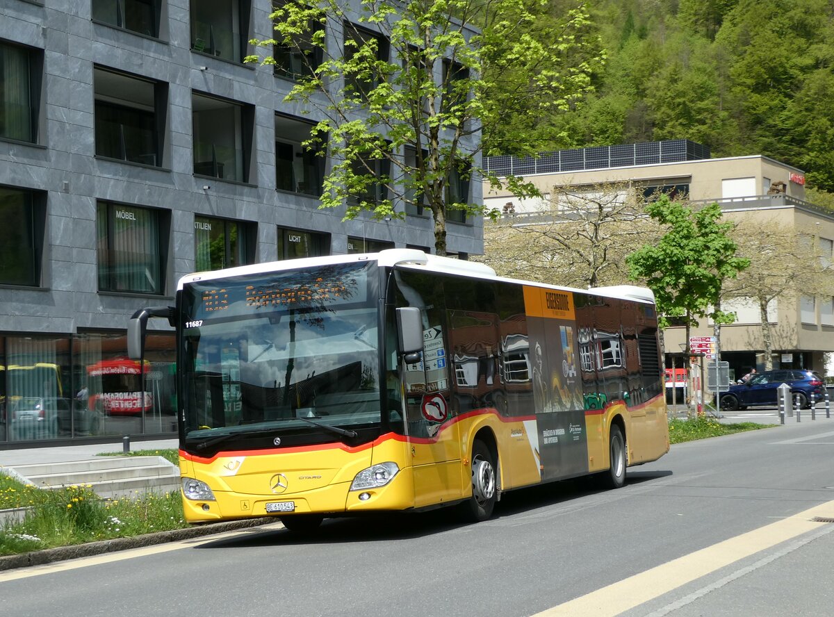 (249'401) - PostAuto Bern - BE 610'543/PID 11'687 - Mercedes am 2. Mai 2023 beim Bahnhof Interlaken Ost