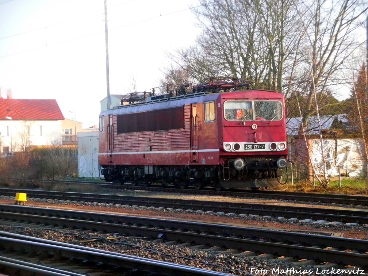 250 137 Fhrt in Richtung LEG Abstellanlage in Delitzsch am 24.3.17