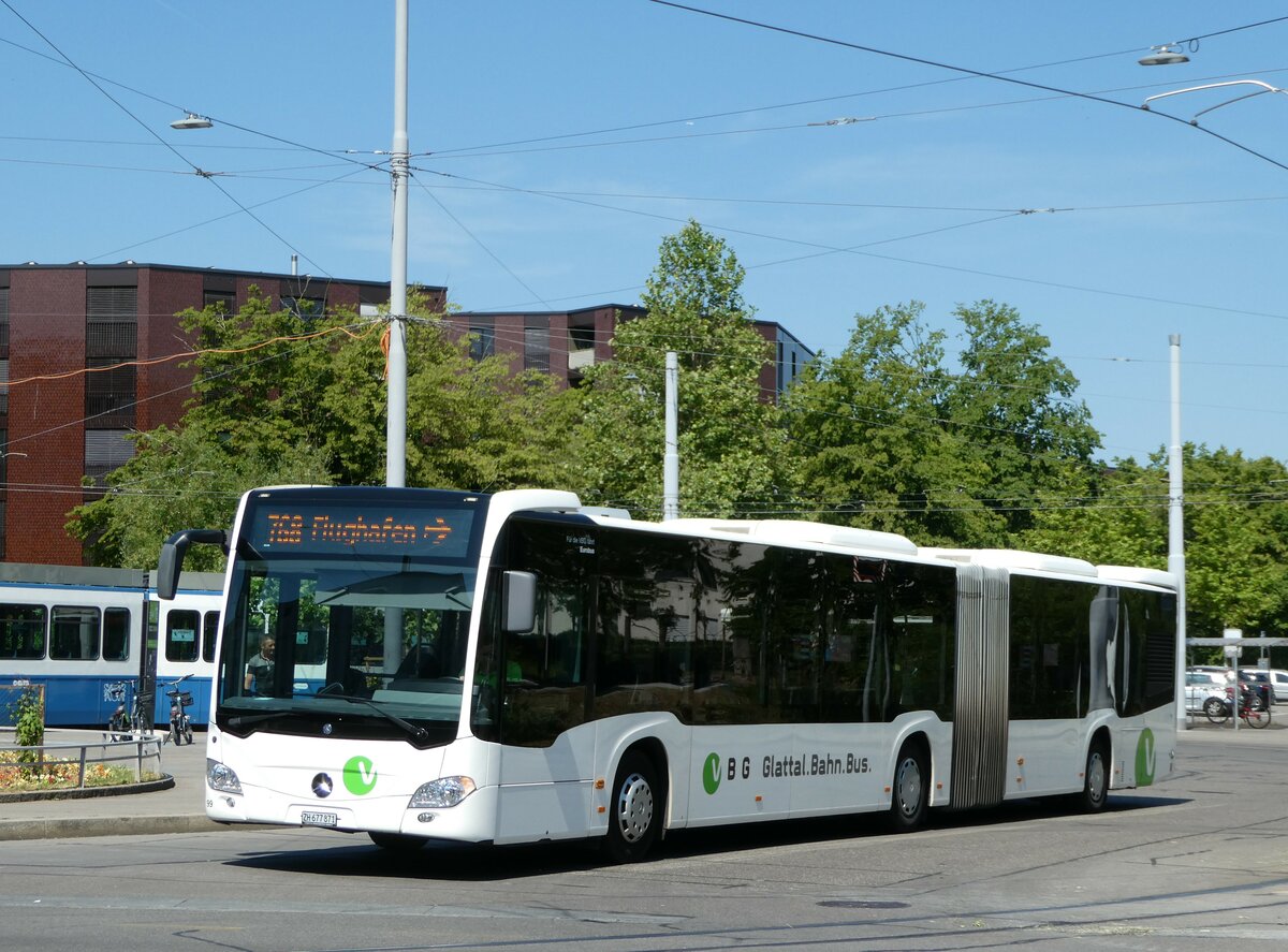 (251'421) - Welti-Furrer, Bassersdorf - Nr. 99/ZH 677'871 - Mercedes (ex Nr. 71) am 13. Juni 2023 in Zrich, Seebach