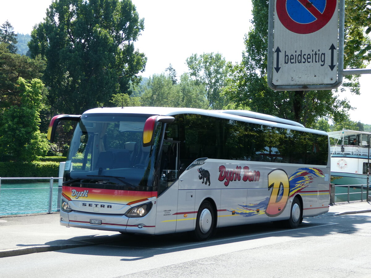 (251'496) - Dysli, Bern - Nr. 25/BE 147'160 - Setra am 14. Juni 2023 bei der Schifflndte Thun