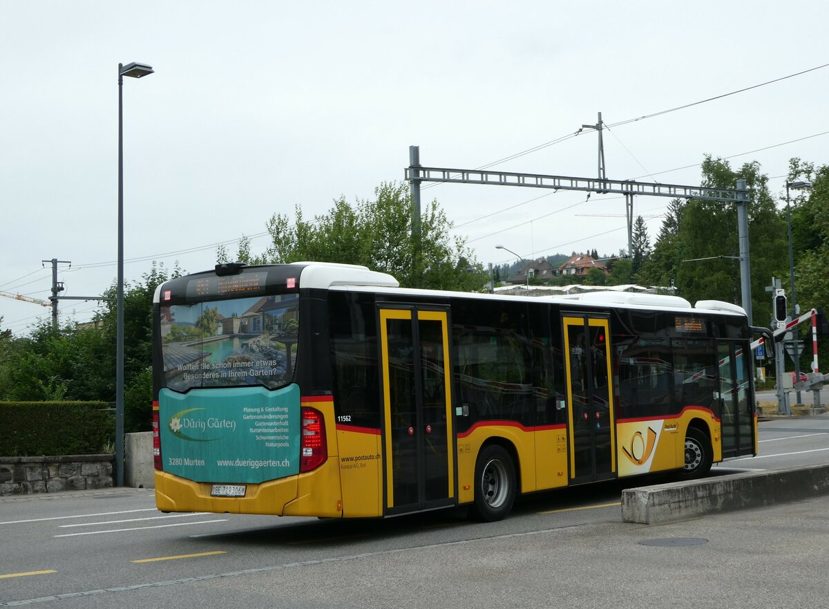 (251'861) - Funi-Car, Biel - BE 719'306/PID 11'562 - Mercedes am 22. Juni 2023 beim Bahnhof Bolligen