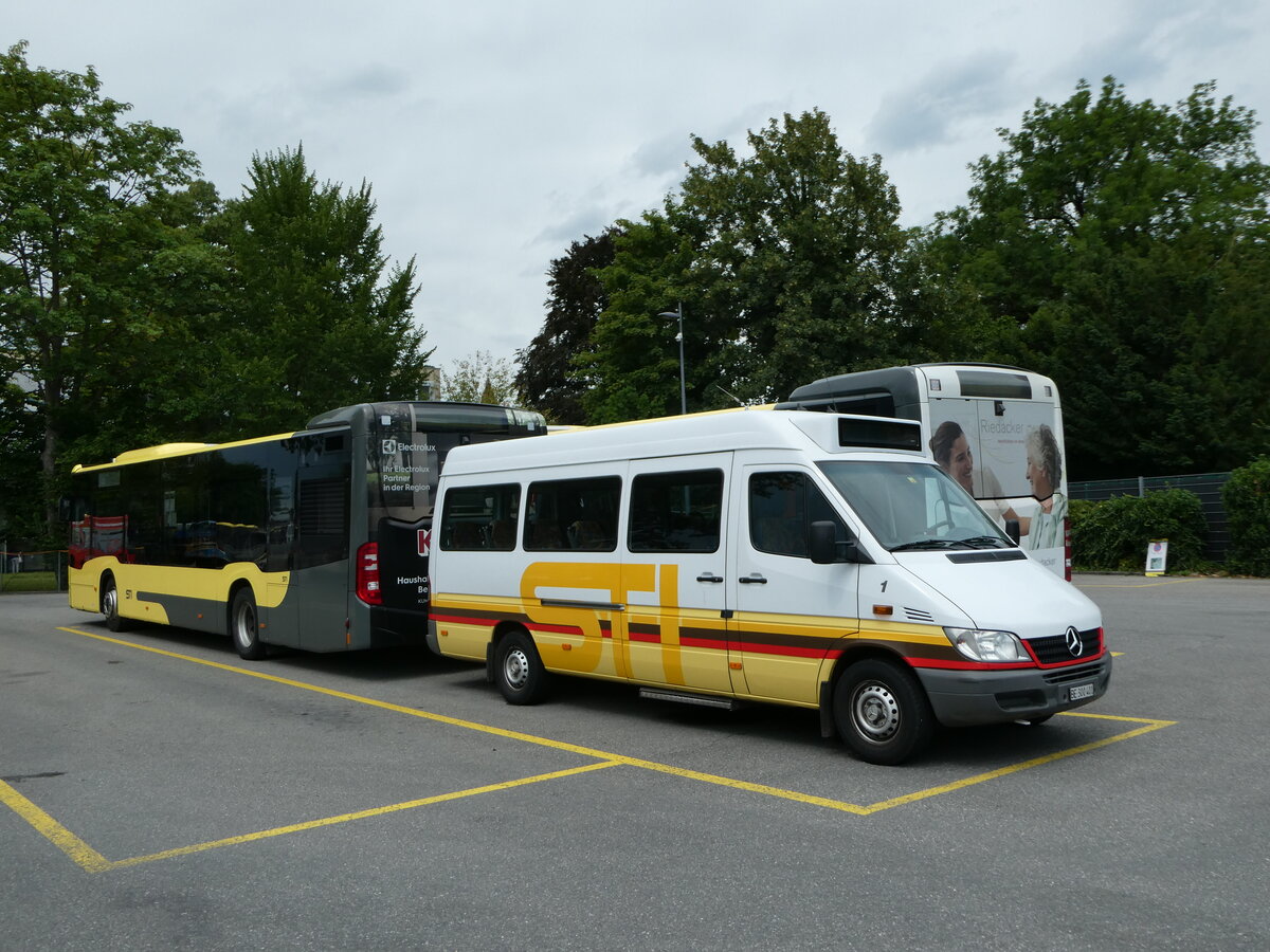 (252'926) - STI Thun - Nr. 1/BE 300'401 - Mercedes am 24. Juli 2023 bei der Schifflndte Thun