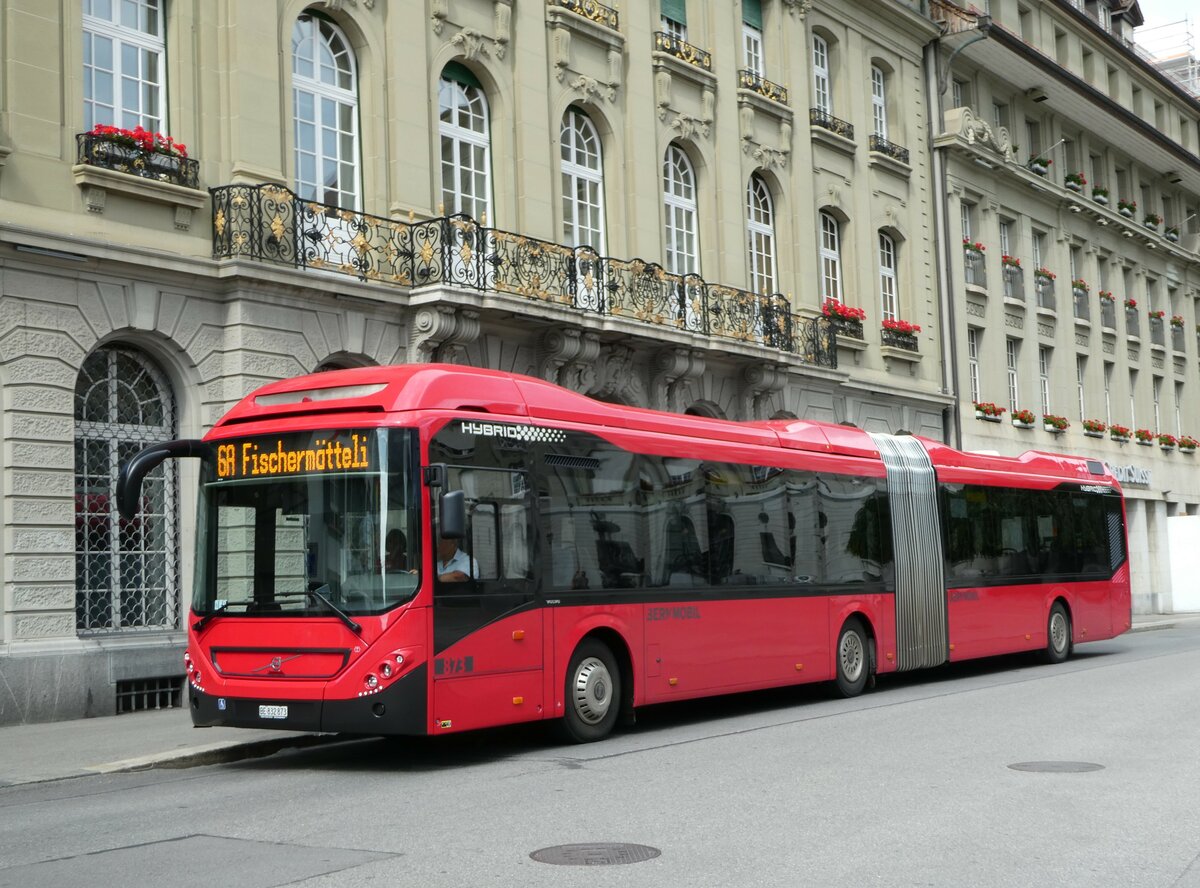 (252'947) - Bernmobil, Bern - Nr. 873/BE 832'873 - Volvo am 24. Juli 2023 in Bern, Bundesplatz