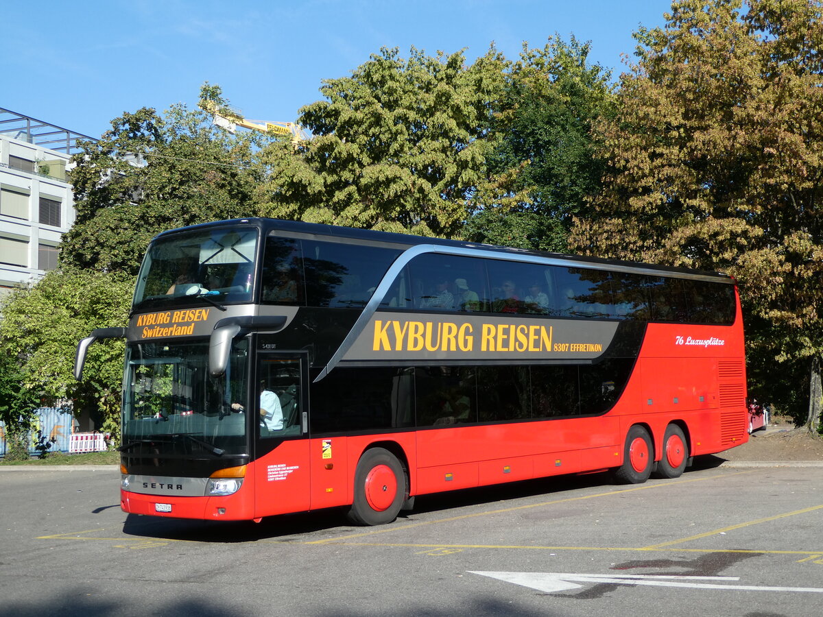 (253'899) - Kyburg Reisen, Effretikon - ZH 743'936 - Setra am 19. August 2023 in Zrich, Sihlquai