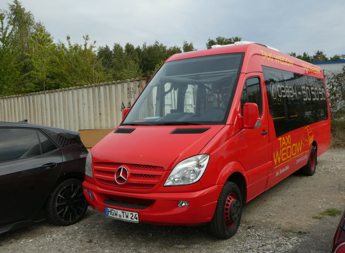 (254'398) - Wedow, Greifswald - HGW-TW 24 - Mercedes am 30. August 2023 in Greifswald, City Automobile