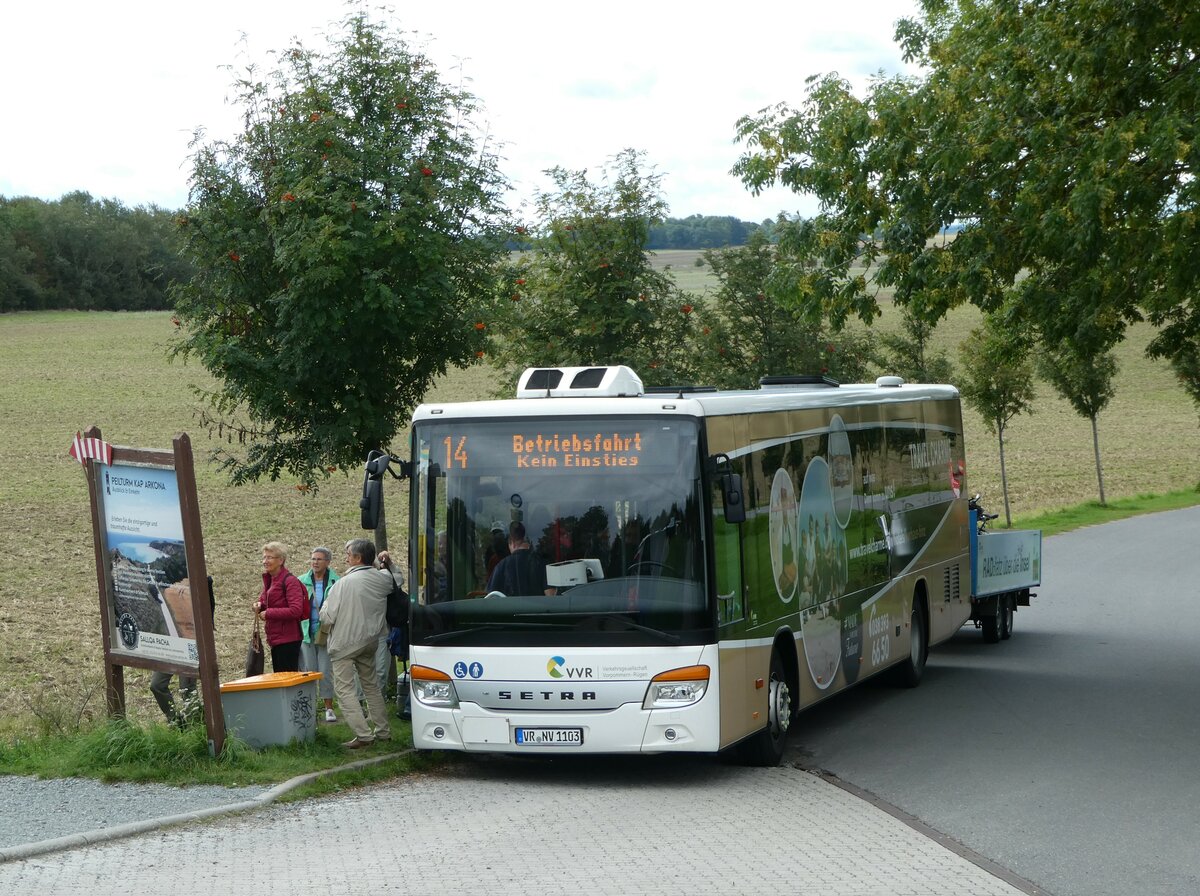 (254'536) - VVR Grimmen - VR-NV 1103 - Setra am 1. September 2023 am Kap Arkona