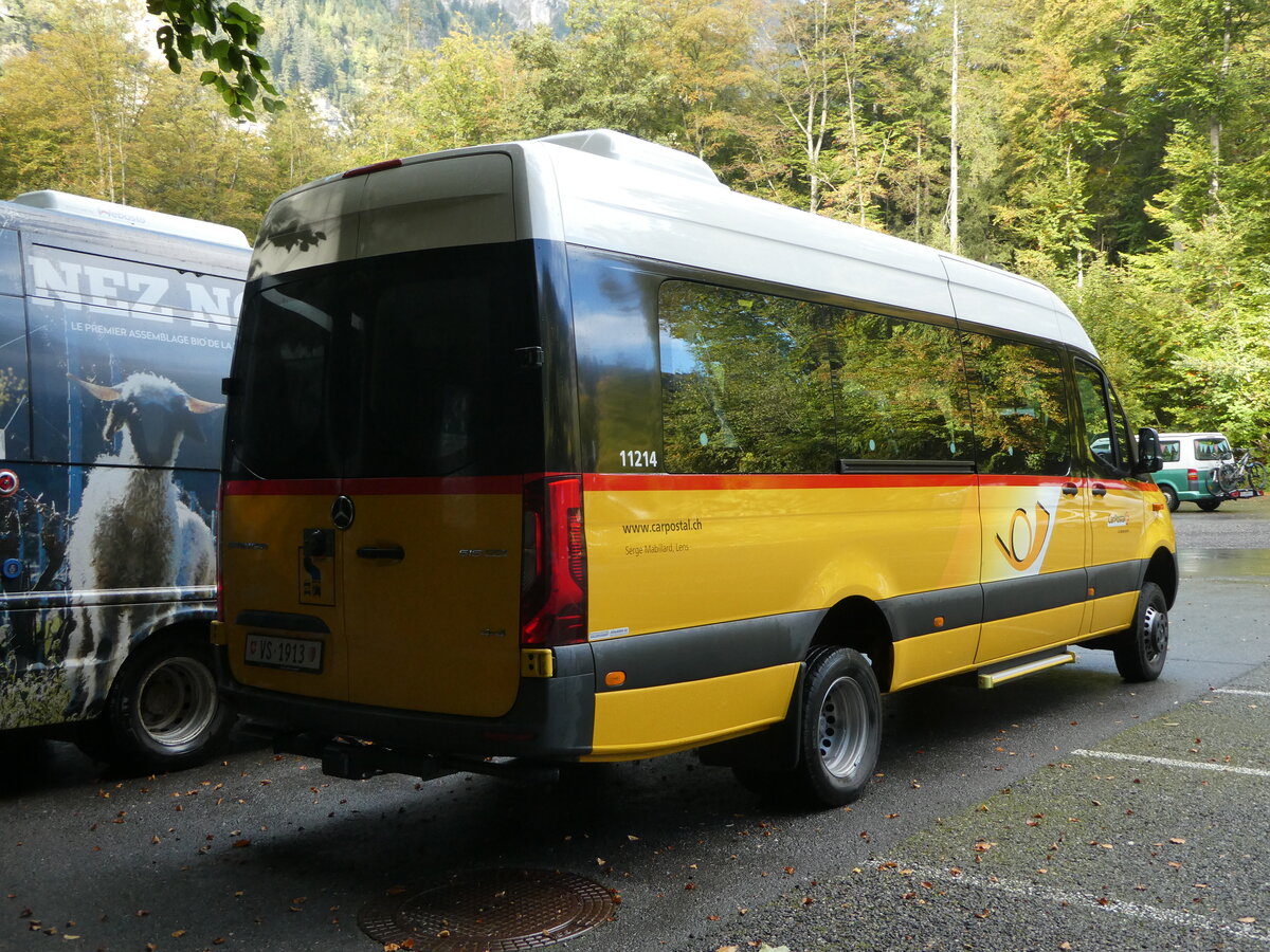 (256'096) - Mabillard, Lens - VS 1913/PID 11'214 - Mercedes am 14. Oktober 2023 in Blausee-Mitholz, Blausee