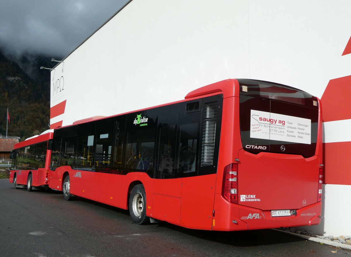 (256'663) - AFA Adelboden - Nr. 54/BE 611'056 - Mercedes am 3. November 2023 in Frutigen, Garage