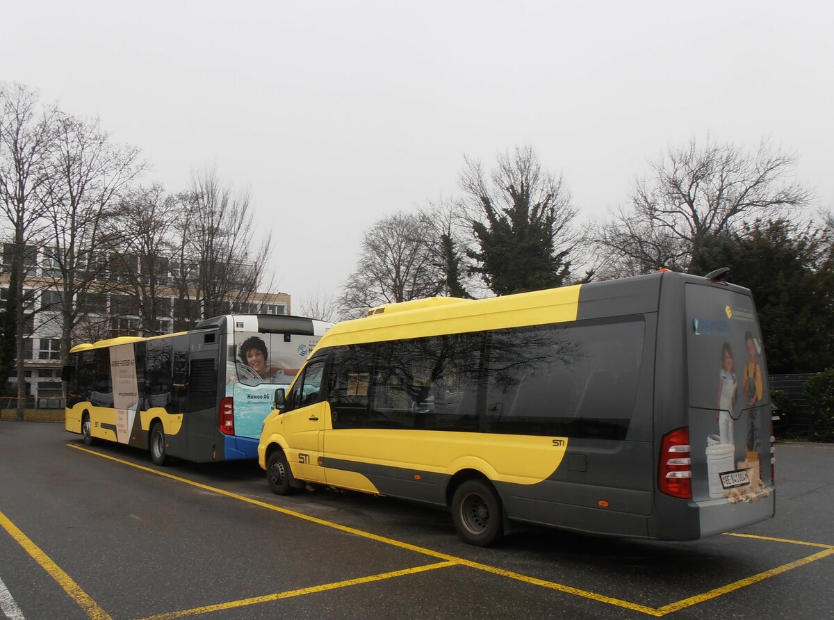 (257'707) - STI Thun - Nr. 4/BE 841'004 - Mercedes am 18. Dezember 2023 bei der Schifflndte Thun