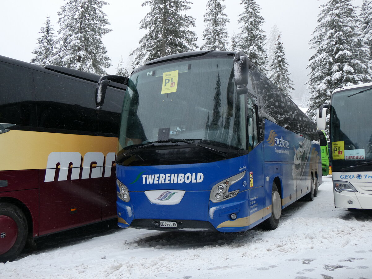 (258'300) - Twerenbold, Baden - Nr. 72/BE 826'515 - VDL am 6. Januar 2024 in Adelboden, Unter dem Birg