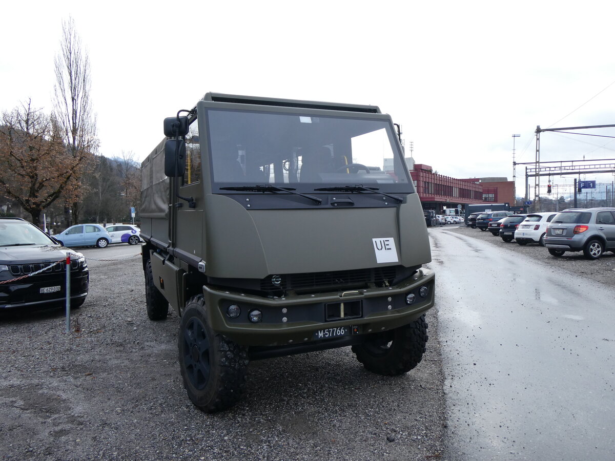 (258'742) - Schweizer Armee - M+57'766 - Mowag am 15. Januar 2024 in Thun, Rosenau