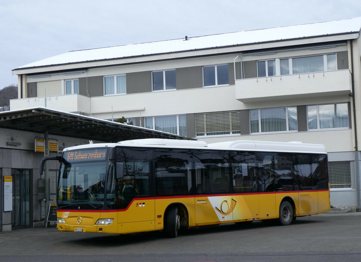 (258'836) - Engeloch, Riggisberg - Nr. 10/BE 447'210/PID 5577 - Mercedes am 22. Januar 2024 in Riggisberg, Post