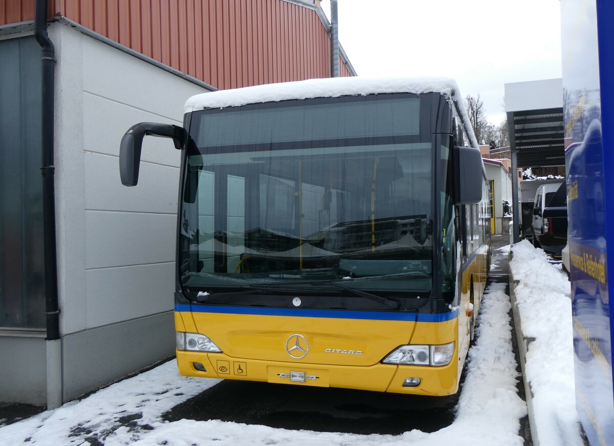 (258'841) - Engeloch, Riggisberg - Nr. 20/PID 5037 - Mercedes (ex Nr. 5; ex AVA Biel Nr. 3) am 22. Januar 2024 in Riggisberg, Garage