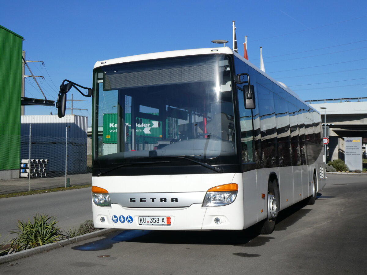 (259'112) - Aus Deutschland: Rttgen, Untersteinach - KU 358 A - Setra am 3. Februar 2024 in Kerzers, Interbus