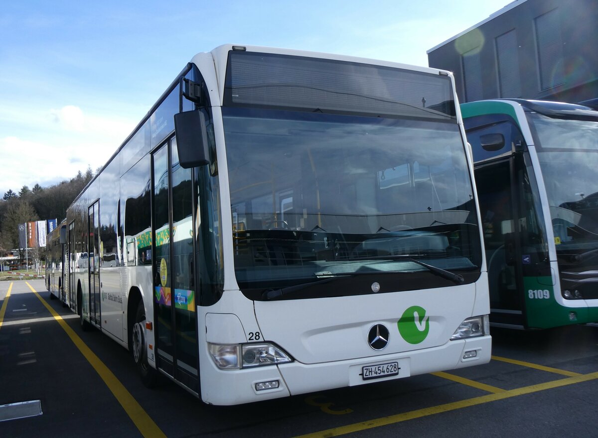 (259'590) - Maag, Kloten - Nr. 28/ZH 454'628 - Mercedes am 24. Februar 2024 in Winterthur, Daimler Buses